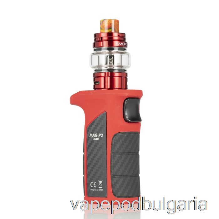 Vape Течности Smok Mag P3 Mini 80w стартов комплект червено черно